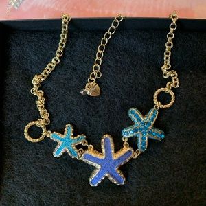 Betsy Johnson starfish necklace